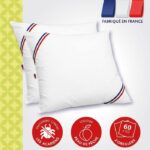 DODO Lotto di 2 cuscini Anti-acari Belle Nuit 60x60 cm bianco - immagine 6