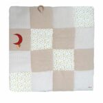Tappeto gioco - DOMIVA - Honey Moon - Patchwork - Anello in legno e luna decorativa