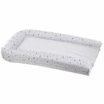 Fasciatoio DOMIVA in PVC + 2 spugne rimovibili - Bianco con stampa a stella