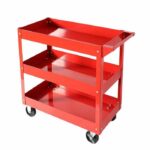 Carrello da officina a 3 vassoi - DOMAC - Riponi facilmente i tuoi attrezzi e, soprattutto, ritrovali facilmente! Ideale per privati - immagine 3