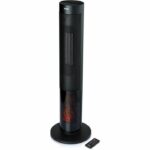 Stufa in ceramica effetto legna - 2000 W - DOMO - DO7345H - 83,5 cm - Nero - immagine 6