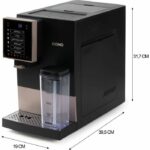 Macchina per caffè espresso automatica con macinacaffè - DOMO - DO743K - 1350 W - 19 bar - 125 g caffè - Nero - immagine 5