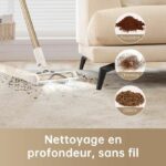 Nuovo DreamE R10 - Wireless Broom aspirapolvere - Potenza 120AW, 60 min autonomia - Filtrazione avanzata - Brush a multi -surface - immagine 3