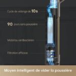 Aspirapolvere senza filo DREAME Z10 con stazione di svuotamento - Batteria agli ioni di litio - Capacità contenitore 2,5 L - immagine 6