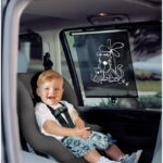 Tenda a rullo per finestrini auto - DREAMBABY - Stampa zebra e tigre bifacciale - Regolabile 2 pezzi - immagine 5