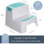 Sgabello - DREAMBABY - 2 UP - Antiscivolo e strutturato - Fino a 80 kg per bambini e adulti - Acqua - immagine 3