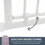 Cancelletto di sicurezza per bambini - Discovery 3 - DREAMBABY - 74,5 cm a 1,95 cm - Bianco - immagine 5