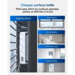 ECOVACS WINBOT Mini - Robot lavavetri - Design compatto - Doppi ugelli con spruzzo a ultrasuoni - immagine 3