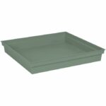 EDA PLASTIQUE - Piattino quadrato Tuscany - 40 cm - Verde alloro - immagine 2
