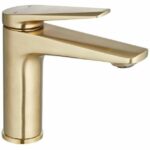 Miscelatore lavabo - EDOUARD ROUSSEAU - GLOSS - Ottone spazzolato