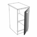 Base cucina START L 40 cm - Bianco lucido - immagine 3