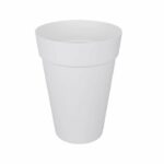 Piatto fino fiori LU Ø35cm Bianco