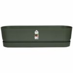 Greenville Oval piantatrice - Plastica - Ø50 - NERO