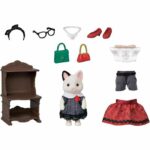 FAMIGLIE SYLVANIAN 5462 La valigia alla moda e la sorella maggiore Gatto bicolore - immagine 3