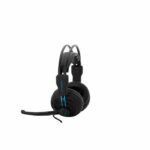 Cuffie da gioco - Cablate - ERAZER - Cuffie da gioco MD 88640 - PC o console - Nero / Blu - immagine 3