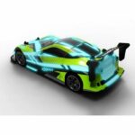 Auto telecomandata - EXOST - Luce flash 1:14 - 15 km/h - 31 -5 cm - verde - 5 anni - immagine 4