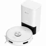 EZVIZ RE5 Plus - Robot aspirapolvere con stazione di svuotamento automatico - Navigazione LiDAR - Rilevamento ostacoli - 4000Pa