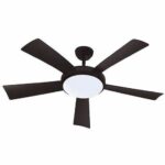 Wallis Black - Ø132 cm Ventola del soffitto 38W + illuminazione a LED - immagine 2