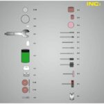 FARTOOLS Set 167 accessori per mini smerigliatrice per plastica - immagine 3