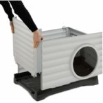 Nicchia - FERPLAST - PETVILLA 50 - 38,5 x 43 x 38,5 cm - Bianco / Grigio - immagine 2