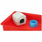 Gabbia per criceti - Una ruota, una mangiatoia, una casetta, un abbeveratoio - FERPLAST - immagine 6