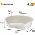 Cesto SIESTA DELUXE Misura 2 - 49*36*17,5 cm - Verde - FERPLAST - immagine 2