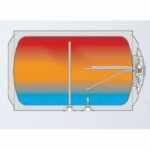 ISEA Swing Scaldabagno Elettrico 50 litri - Resistenza in rame per immersione a caldo - Anodo di magnesio - Orizzontale - immagine 2