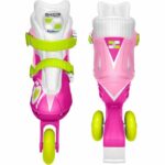 RAGAZZE 2 in 1 Pattini inline tre ruote Misura 27-30 CONTROLLO PATTINI - immagine 3