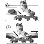 RAGAZZE 2 in 1 Pattini inline tre ruote Misura 27-30 CONTROLLO PATTINI - immagine 4