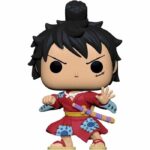 Figurina - FUNKO - Monkey D. Luffy in Kimono Metallico - Multicolore - Edizione Speciale - Licenza One Piece - immagine 2