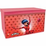FUN HOUSE Scatola dei giochi pieghevole Miraculous 55,5 x 34,5 x 34 cm per bambini