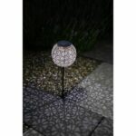 GALIX Decorazione in metallo a energia solare - Design retrò