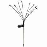 Decorazione luminosa solare GALIX G4435 - Forma bouquet - 8 LED - H69cm - immagine 2