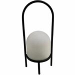 Lampada in resina su 4 piedi USB 200 lumens H43 cm - Galix