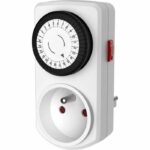 Set di 2 mini programmatori meccanici giornalieri - GAO - 3680 W - 48 programmi - Bianco - immagine 3