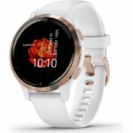 GARMIN Venu 2S - Smartwatch GPS - Oro rosa - Cinturino bianco