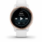 GARMIN Venu 2S - Smartwatch GPS - Oro rosa - Cinturino bianco - immagine 3
