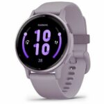 Orologio GPS connesso - GARMIN - Vivoactive 5 - WiFi - 30,4 mm (1.2) - Orchidea metallizzata con cinturino viola - immagine 3