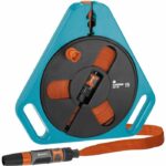 Tubo da giardino in tessuto piatto GARDENA con astuccio avvolgibile