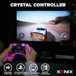 Konix - Controller wireless Crystal per Nintendo Switch, Switch OLED, PC e PS4 - immagine 3