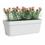 Fioriera - ARTEVASI - Rettangolare - Plastica - Bianco - immagine 2