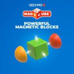 Blocchi magnetici - GEOMAG - Magicube 061 - 8 pezzi - Impilabili - Plastica riciclata - immagine 3
