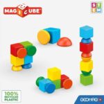 Blocchi magnetici - GEOMAG - Magicube 061 - 8 pezzi - Impilabili - Plastica riciclata - immagine 4