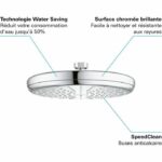Soffione doccia a 1 getto - GROHE - immagine 3