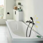 Miscelatore termostatico per vasca/doccia - GROHE Precision Trend - 1022162432 - Nero opaco - Montaggio a parete esterna - Risparmio idrico - immagine 3