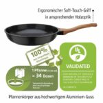 Padella in alluminio pressofuso - GSW - NATURAL FIT - 24 cm - 100% riciclato senza PFAS - Induzione - immagine 3