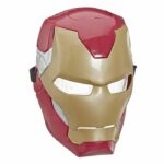 Maschera elettronica Iron Man con visiera mobile, con effetti luminosi, Per far vestire i bambini come il loro eroe preferito, Da 5 - immagine 2