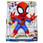 Spidey balla e gattona, peluche interattivo con musica e suoni, giocattoli di supereroi a partire da 3 anni, Spidey e i suoi Amici Extraor - immagine 6