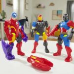 MixMashers Marvel Avengers Capitan America Mix and Match Figura con Accessori - immagine 4