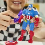 MixMashers Marvel Avengers Capitan America Mix and Match Figura con Accessori - immagine 5
